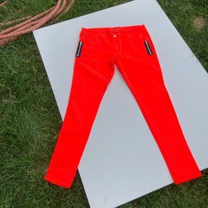 Daanggoodman Red-Orange Tripp NYC pants.